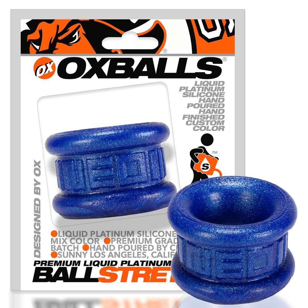 NEO SHORT, ballstretcher - BLUEBALLS METALLIC For Him OXBALLS
