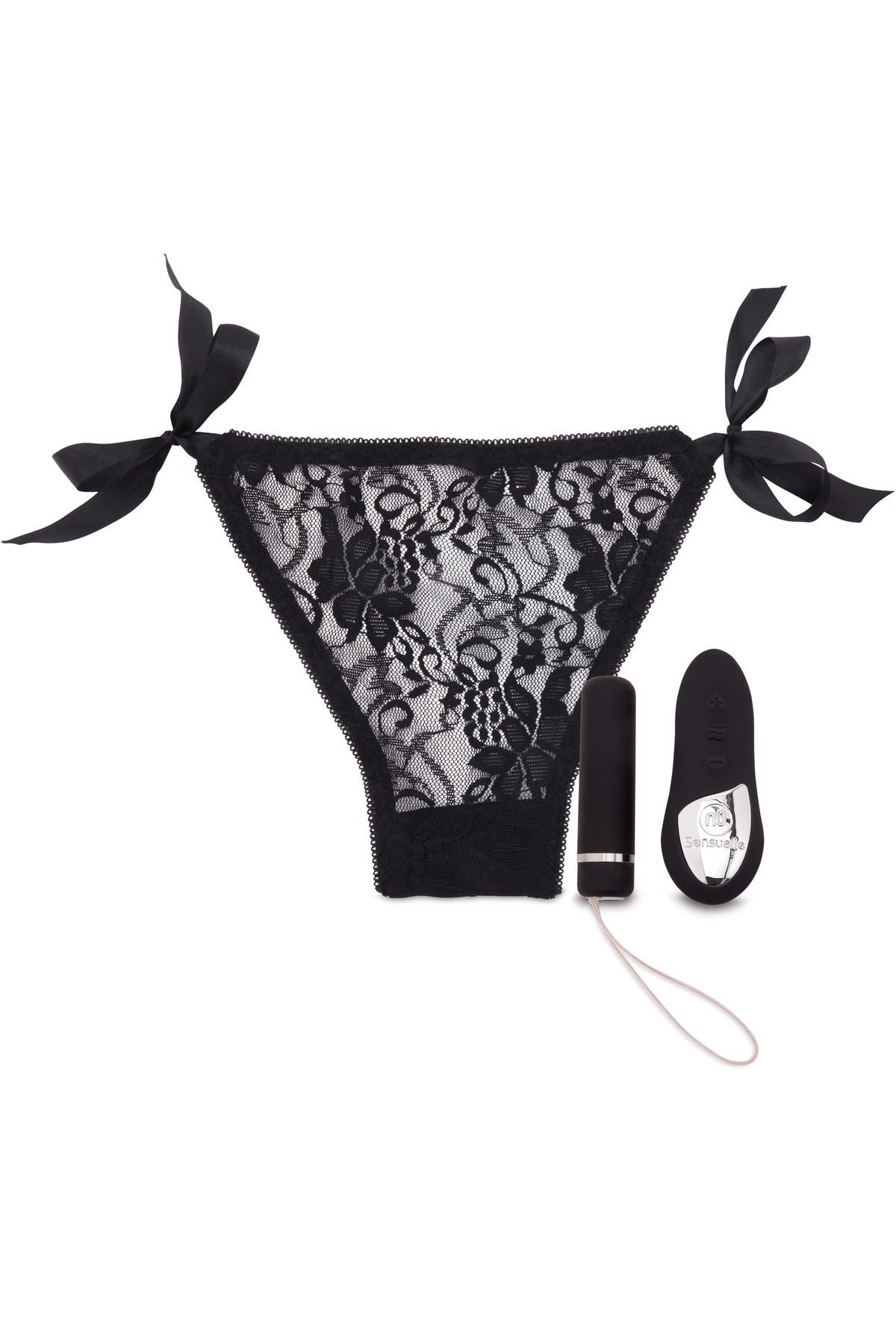 PLEASURE PANTY - Remote Control Wearable Vibrator - BLACK Vibrators Nu Sensuelle