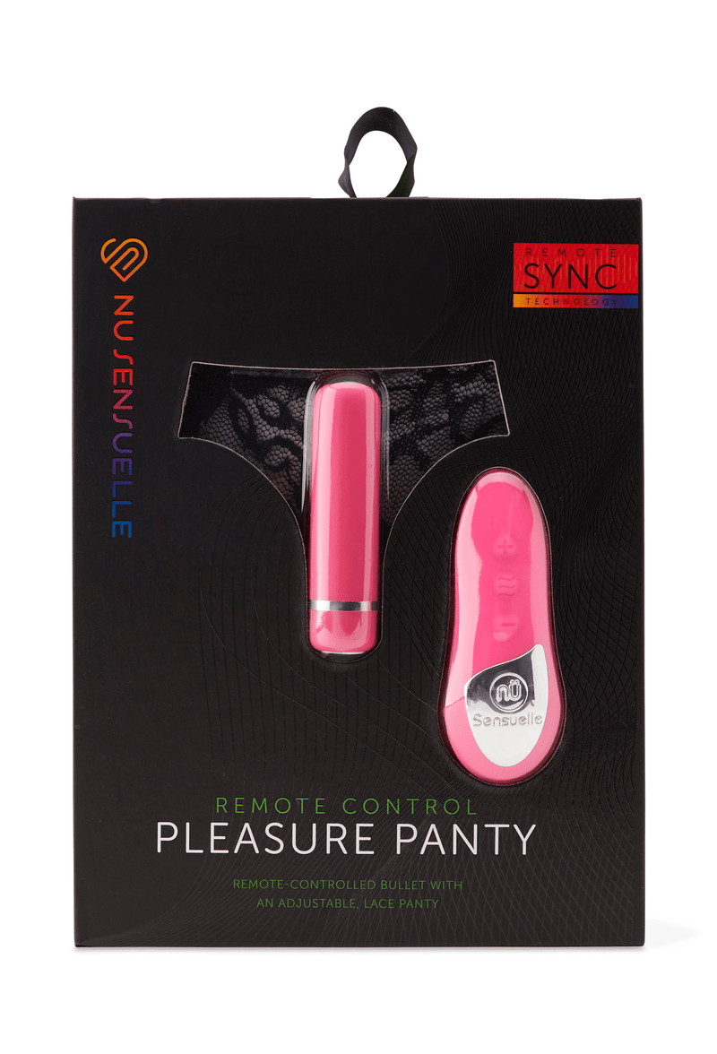 PLEASURE PANTY - Remote Control Wearable Vibrator - Pink Vibrators Nu Sensuelle