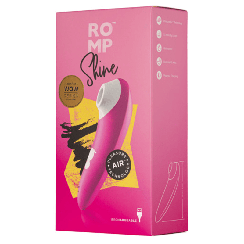 Shine - Clitoral Vibrator - ROMP - PINK Vibrators ROMP
