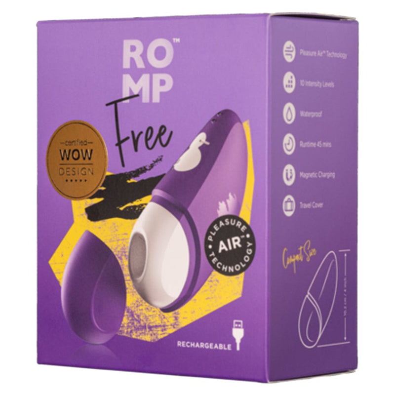 Free - Clitoral Vibrator - ROMP - Purple Vibrators ROMP