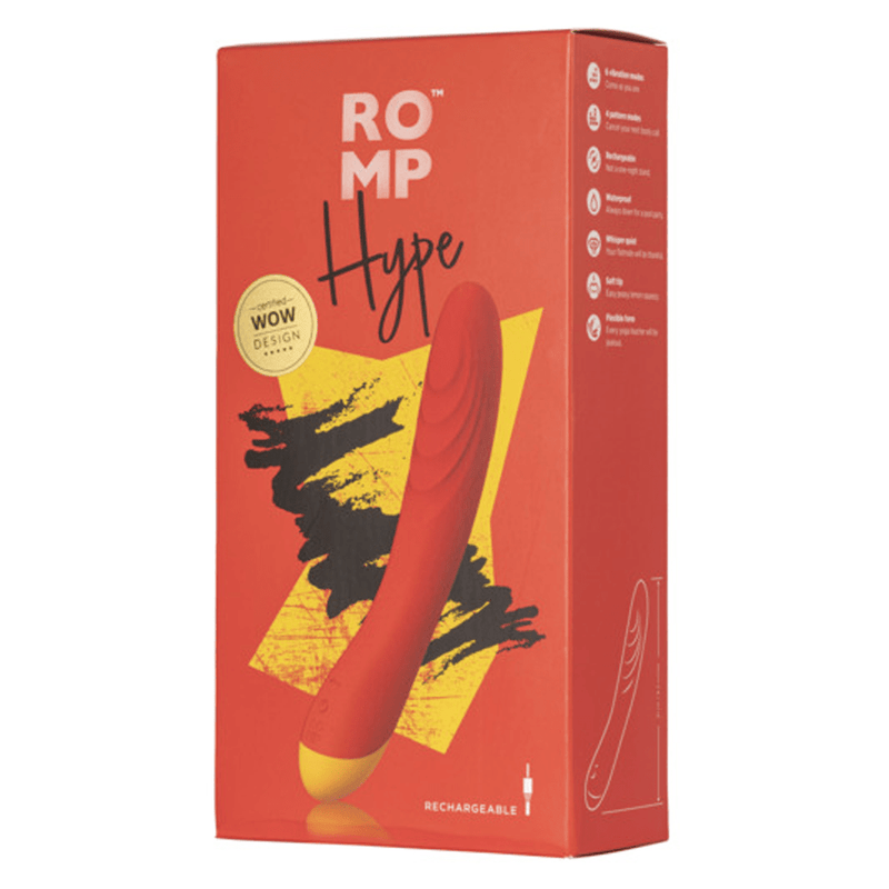 Hype - G-Spot Vibrator - ROMP - Red Vibrators ROMP