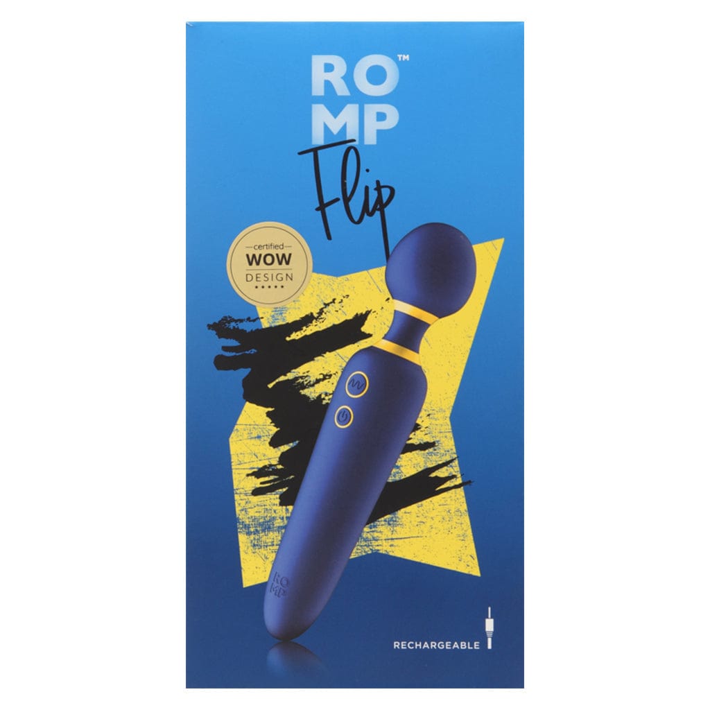 Flip - Wand Vibrator - ROMP - Blue Vibrators ROMP