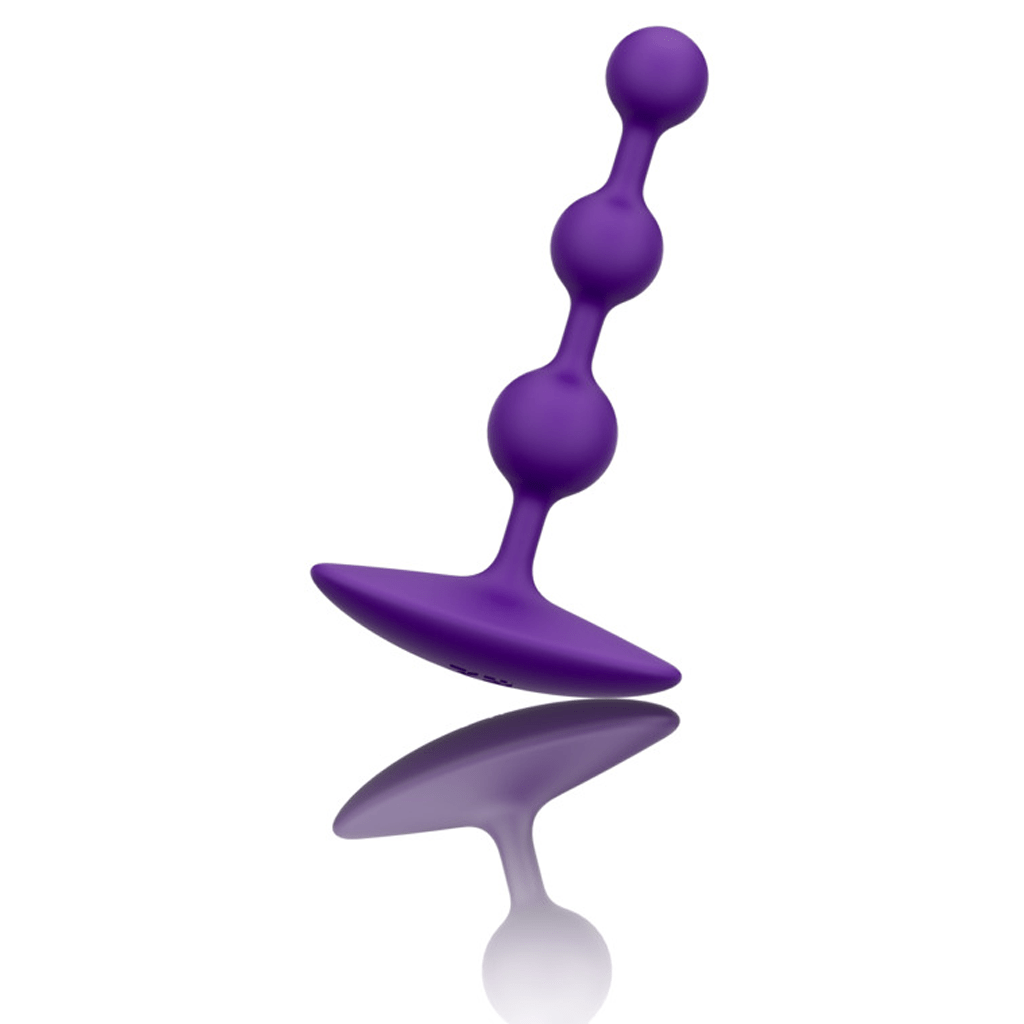 ROMP AMP FLEXIBLE ANAL BEADS - PURPLE Anal Toys ROMP