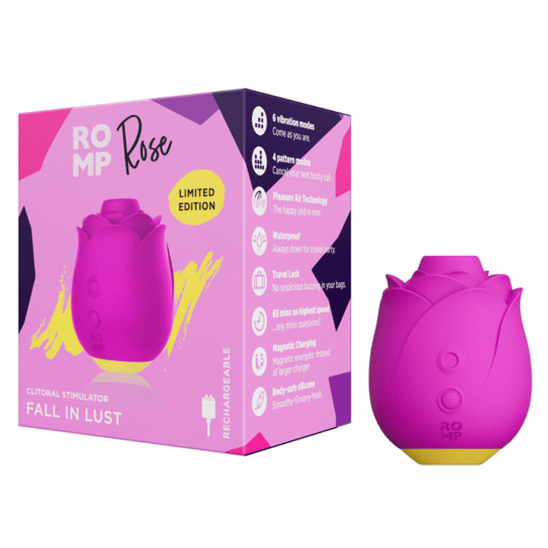 Rose - Clitoral Suction Vibrator - ROMP Vibrators ROMP