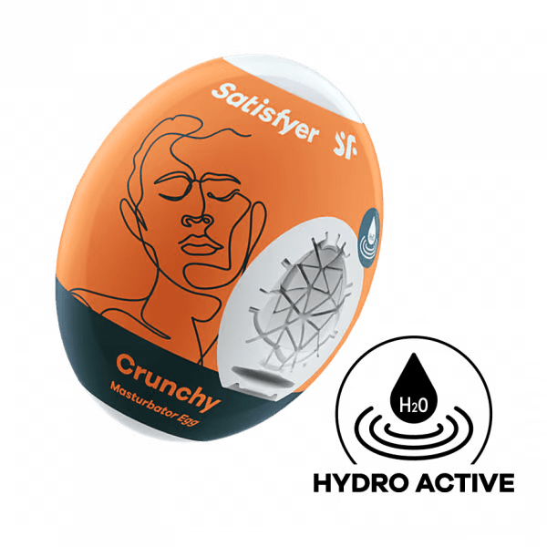 Masturbator Egg Single - Orange - Satisfyer For Him Satisfyer