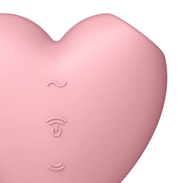 Satisfyer Cutie Heart Beginner Air Pulsation Clitoral Vibrator - Pink Vibrators Satisfyer