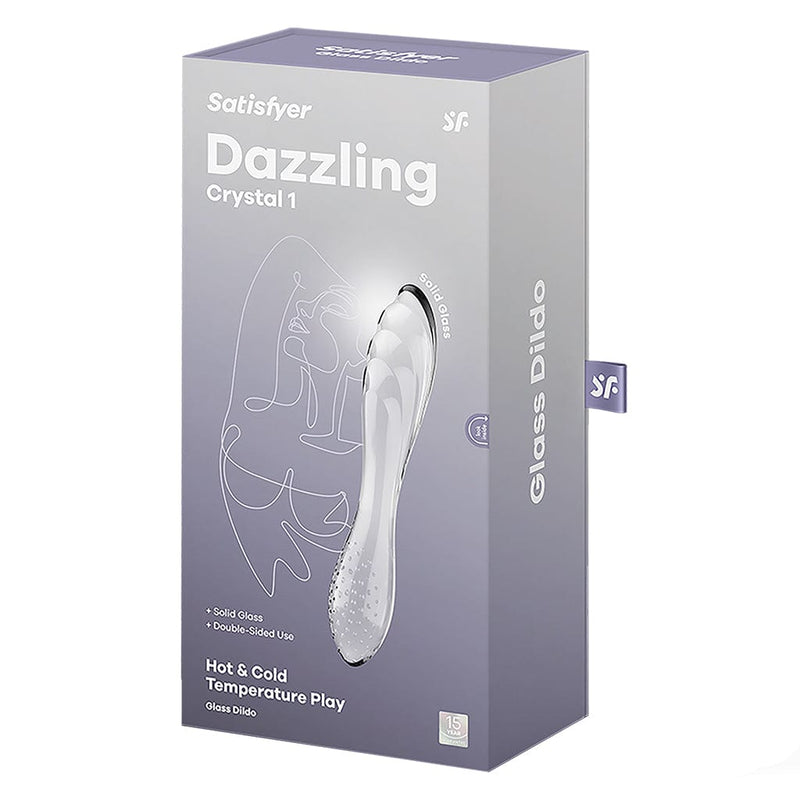 Dazzling Crystal Dildo By Satisfyer -  Transparent Dongs & Dildos Satisfyer