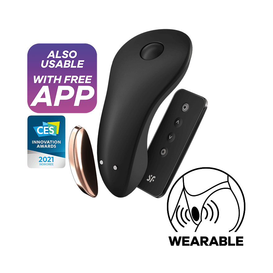 Satisfer Little Secret - Wearable Panty Remote Control Vibrator Vibrators Satisfyer