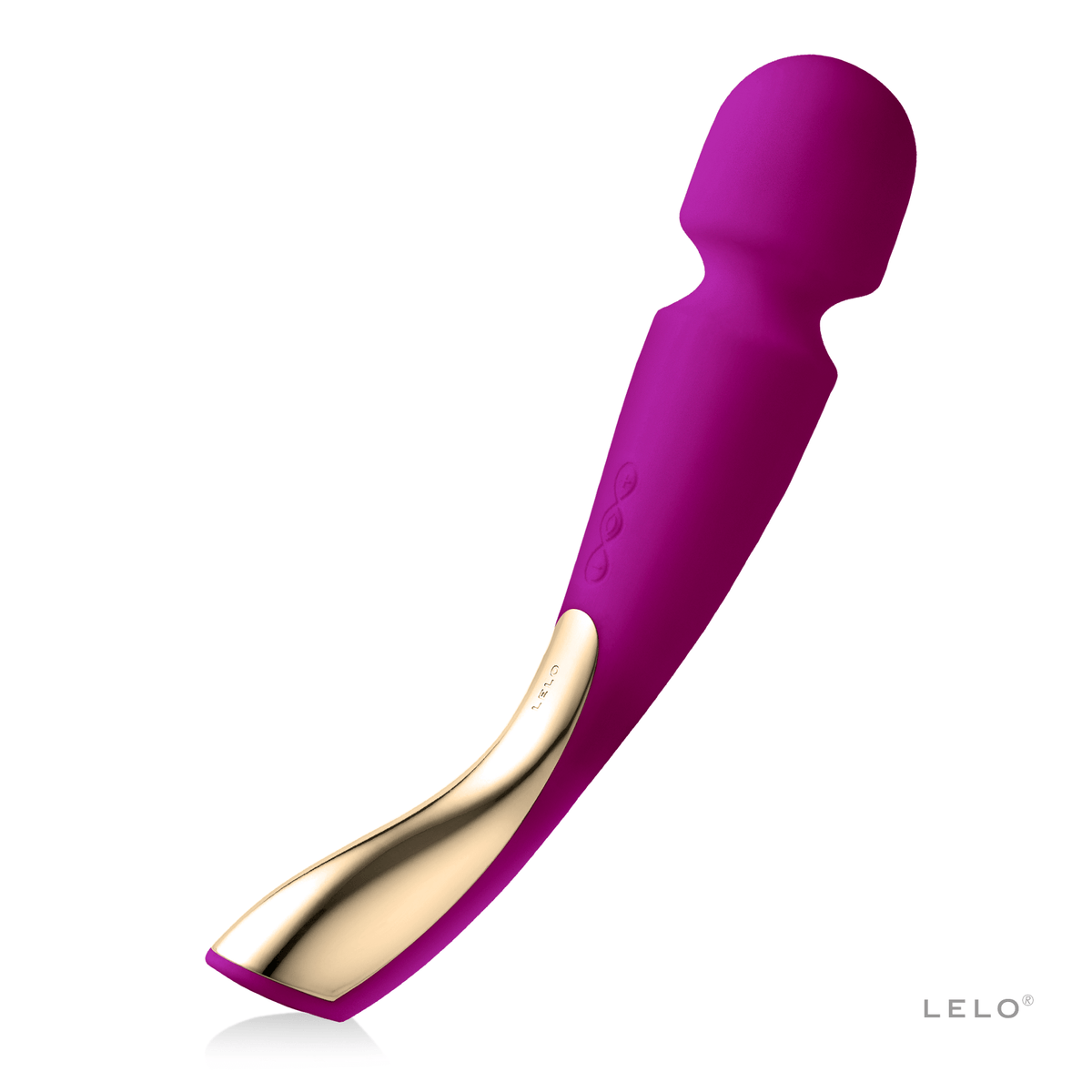 LELO Smart Wand 2 Ultimate Massaging Wand Vibrator - Large - Deep Rose Vibrators Lelo