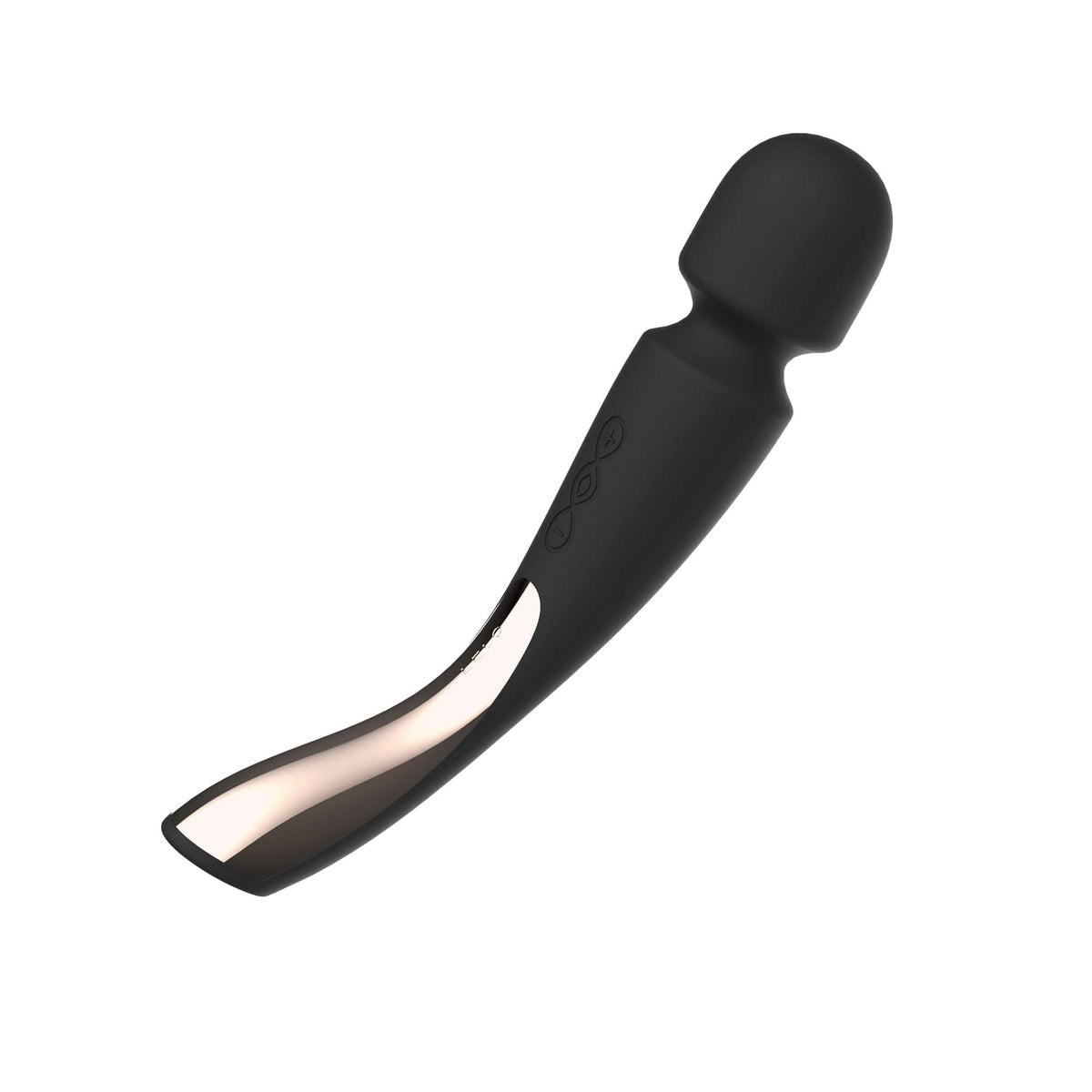 LELO Smart Wand 2 Ultimate Massaging Wand Vibrator - Medium - Black Vibrators Lelo