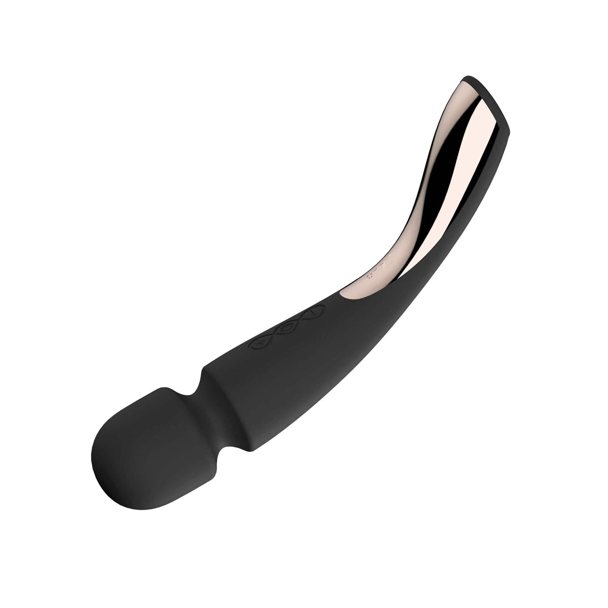LELO Smart Wand 2 Ultimate Massaging Wand Vibrator - Medium - Black Vibrators Lelo