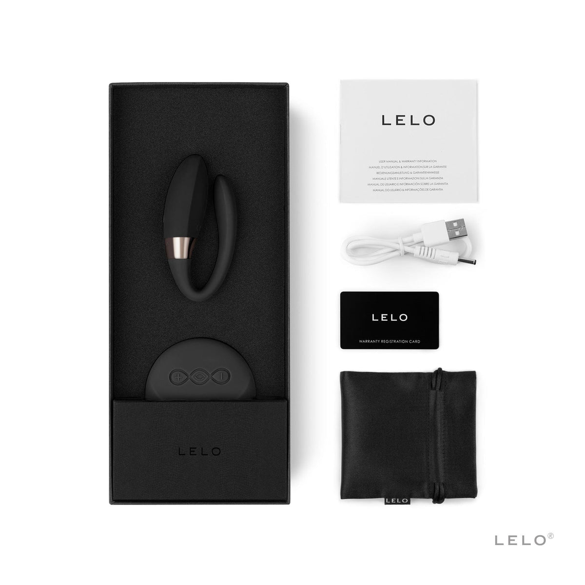 LELO TIANI 2 Remote-Controlled Couples Vibrator - Black Vibrators Lelo