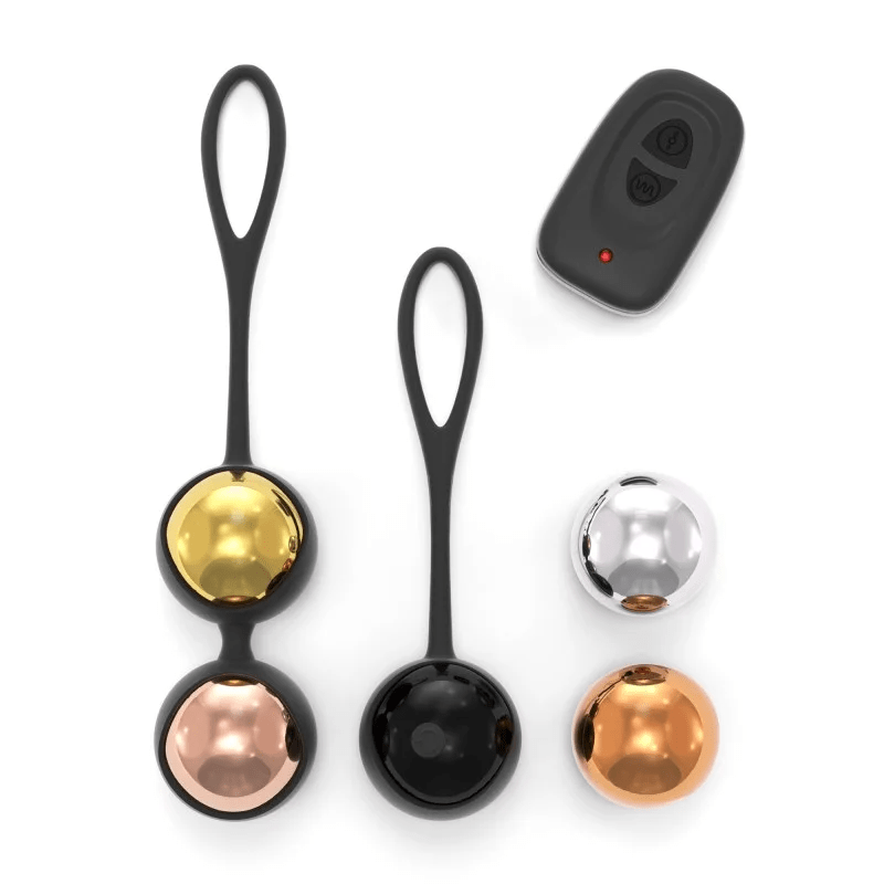 Vibrating Geisha Balls Training Kit with Remote Control Accessories / Miscellaneous Dorcel