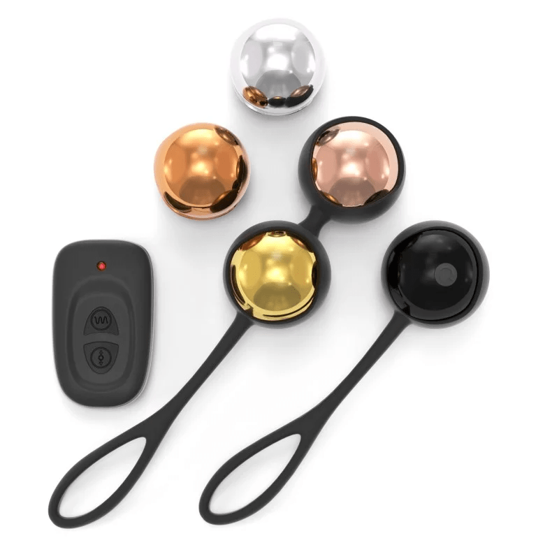 Vibrating Geisha Balls Training Kit with Remote Control Accessories / Miscellaneous Dorcel