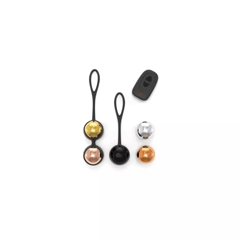 Vibrating Geisha Balls Training Kit with Remote Control Accessories / Miscellaneous Dorcel