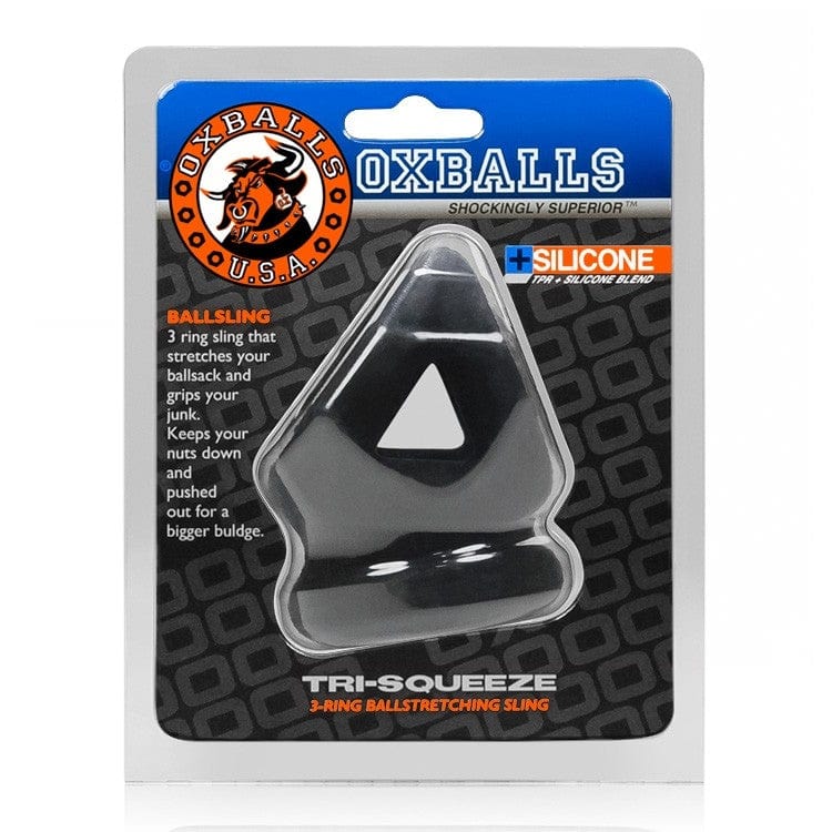 TRI-SQUEEZE - Cocksling & Ballstretcher - OXBALLS For Him OXBALLS