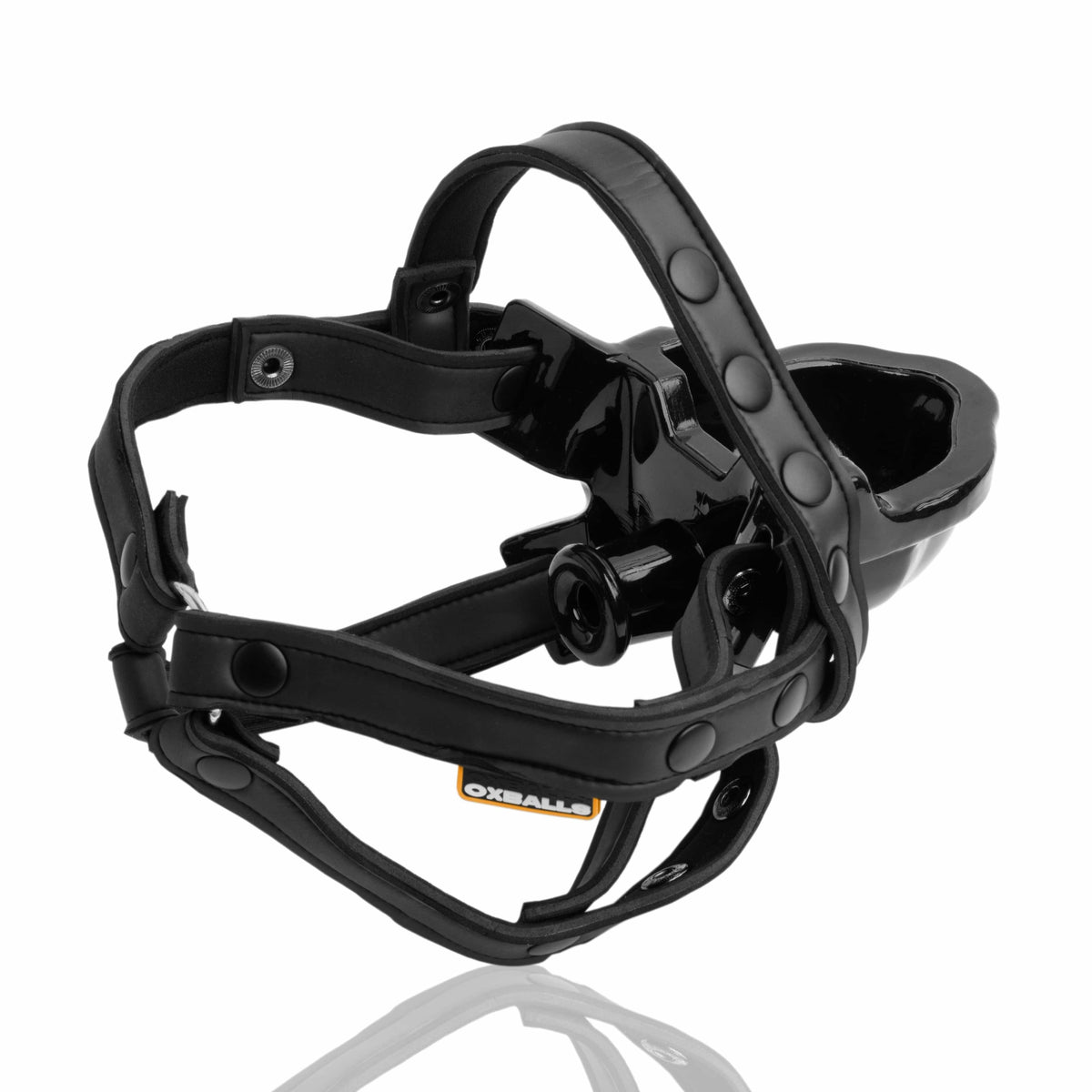 WATERSPORT strap-on gag BLACK BDSM OXBALLS