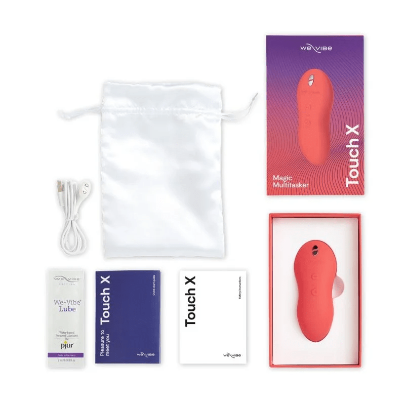 WE-VIBE TOUCH X LAY ON VIBRATOR - CORAL Vibrators We-Vibe