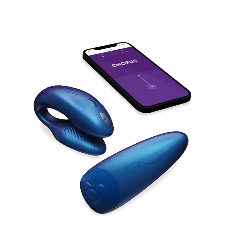 WE-VIBE CHORUS REMOTE & APP CONTROLLED COUPLES' VIBRATOR - Blue Vibrators We-Vibe