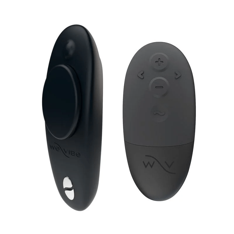 WE-VIBE MOXIE HANDS-FREE REMOTE OR APP CONTROLLED WEARABLE VIBRATOR - Satin Black Vibrators We-Vibe