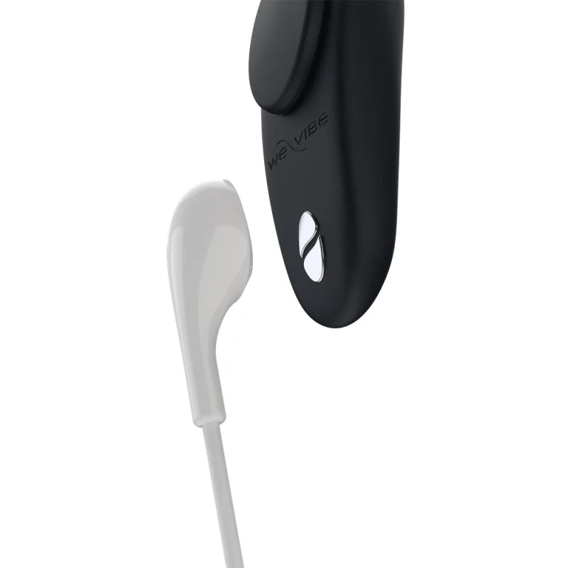 WE-VIBE MOXIE HANDS-FREE REMOTE OR APP CONTROLLED WEARABLE VIBRATOR - Satin Black Vibrators We-Vibe