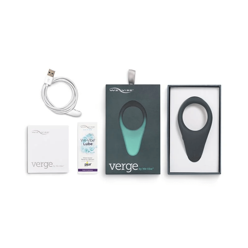 WE-VIBE VERGE VIBRATING SILICONE RECHARGEABLE COCK RING For Him We-Vibe