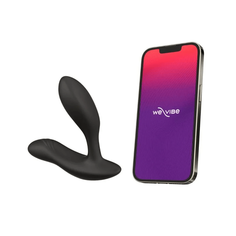 WE-VIBE VECTOR+ APP CONTROLLED ADJUSTABLE PROSTATE MASSAGER - BLACK Anal Toys We-Vibe
