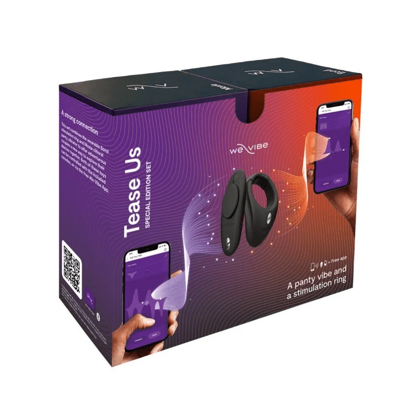Tease Us Set- Bond & Moxie - We-Vibe - Wearable Stimulation ring & Clitoral vibrator Vibrators We-Vibe