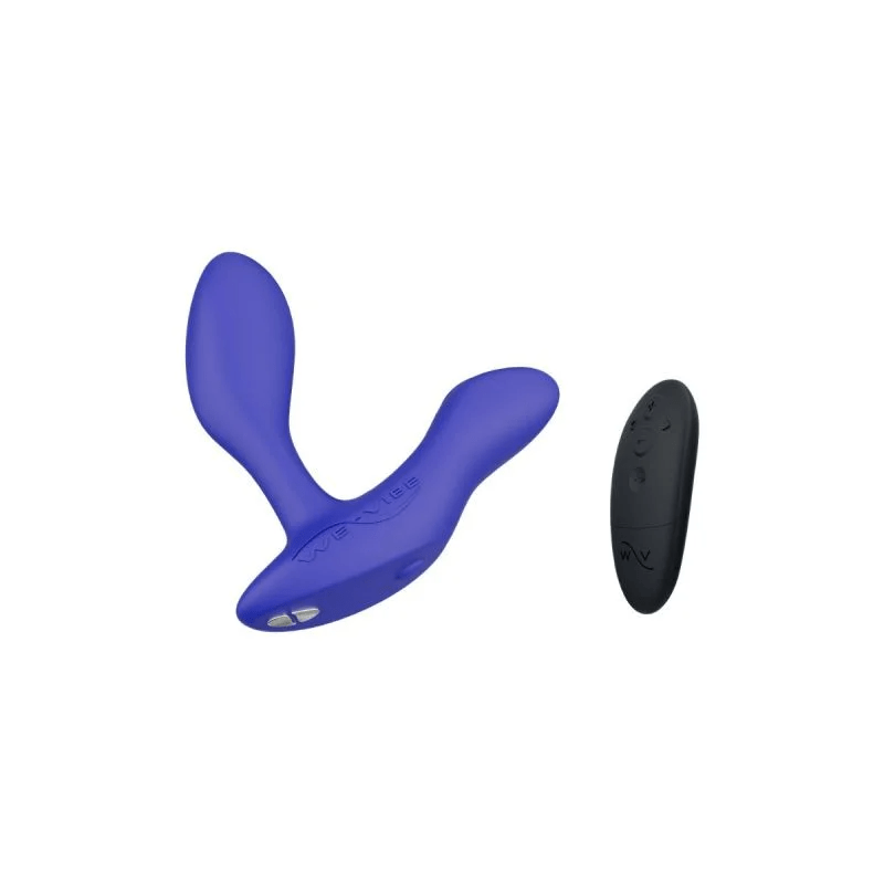 WE-VIBE VECTOR+ APP CONTROLLED ADJUSTABLE PROSTATE MASSAGER - BLUE Anal Toys We-Vibe