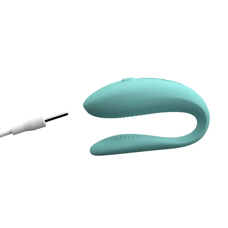 WE-VIBE SYNC LITE APP CONTROLLED WEARABLE COUPLES VIBRATOR - AQUA Vibrators We-Vibe