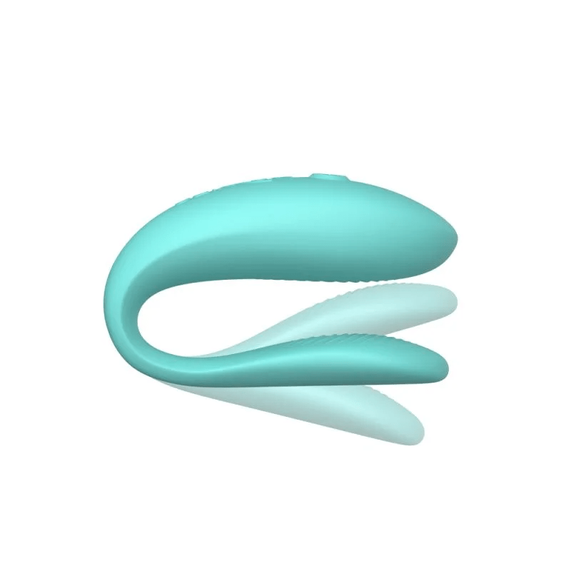 WE-VIBE SYNC LITE APP CONTROLLED WEARABLE COUPLES VIBRATOR - AQUA Vibrators We-Vibe