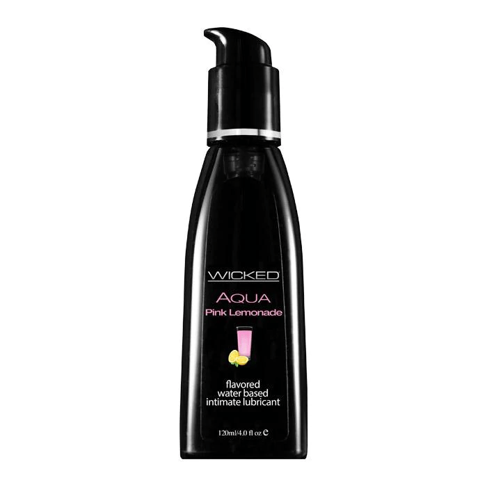 Aqua Pink Lemonade - Flavoured Lube - 4 oz - Wicked Other Wicked