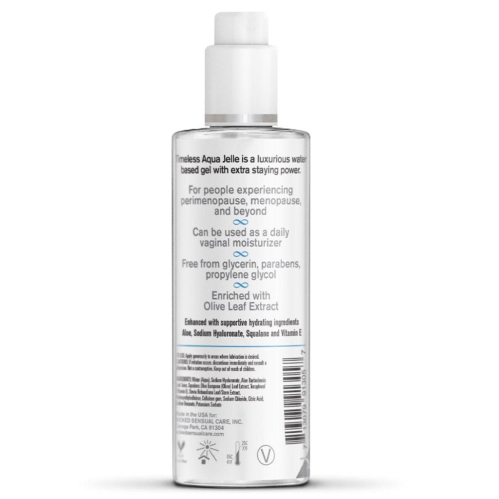 Simply Timeless Aqua - Jelle 4 oz - Lube Lubes Wicked