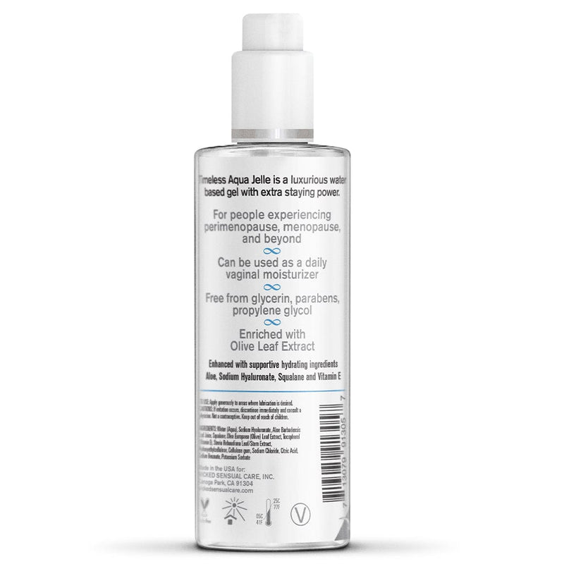 Simply Timeless Aqua - Jelle 4 oz - Lube Lubes Wicked