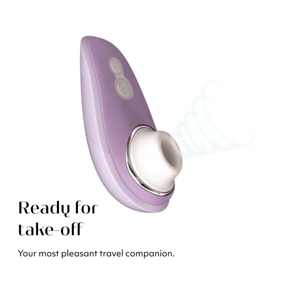 WOMANIZER LIBERTY PLEASURE AIR TRAVEL SIZED CLITORAL STIMULATOR - LILAC Vibrators Womanizer