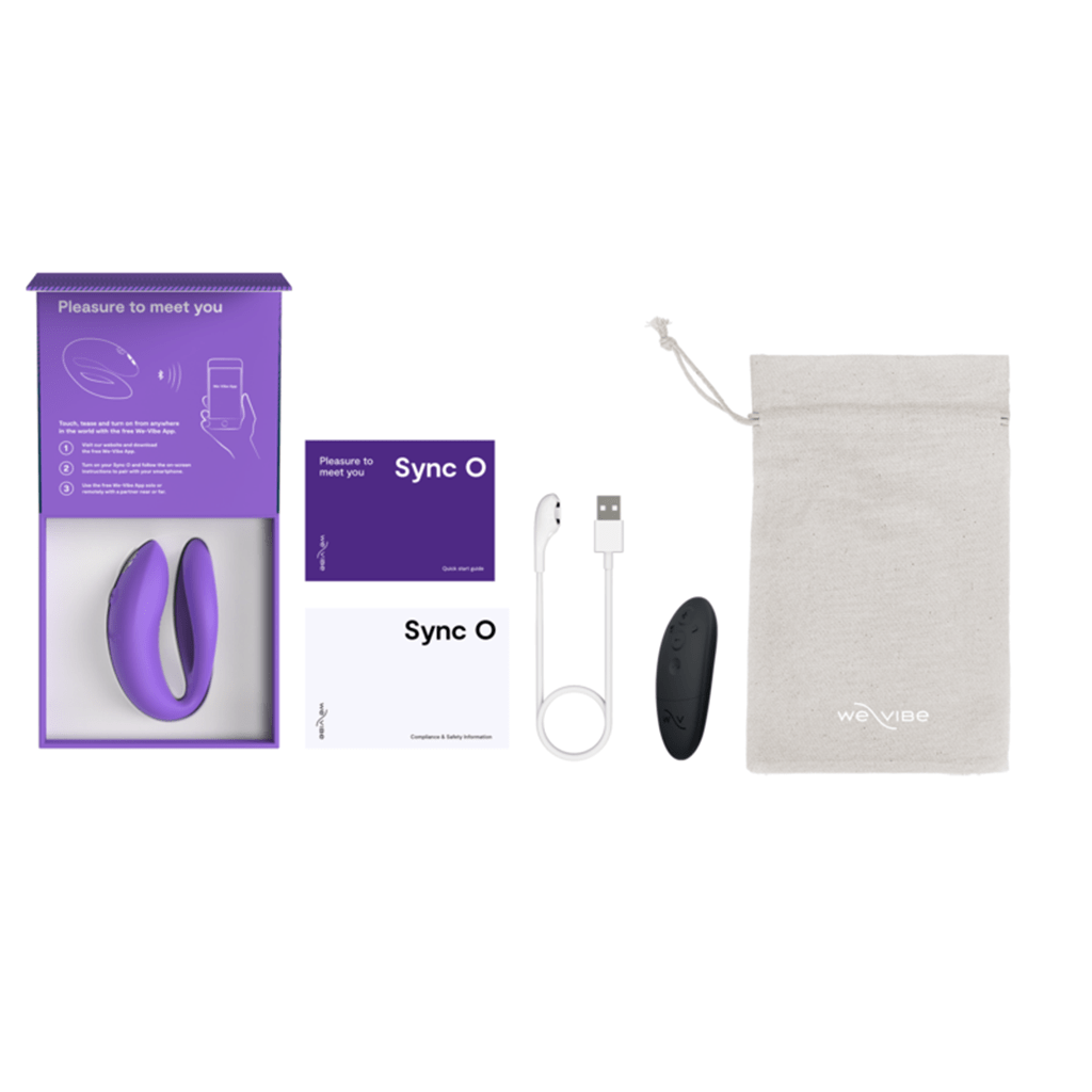WE-VIBE SYNC O HANDS-FREE WEARABLE COUPLES VIBRATOR - Purple Vibrators We-Vibe