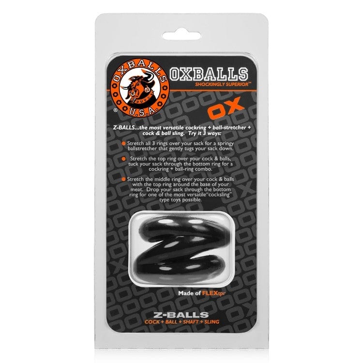 Z-BALLS ballstretcher  BLACK For Him OXBALLS