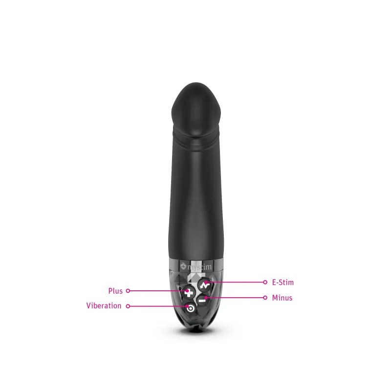 Mystim Real Deal Neal eStimVibrator, Black Other Mystim