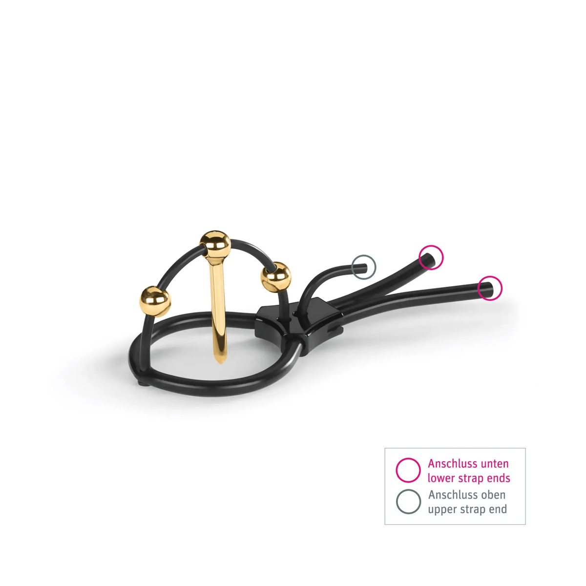 Mystim Plunging Pete - Corona Strap with Urethral Sound Other Mystim