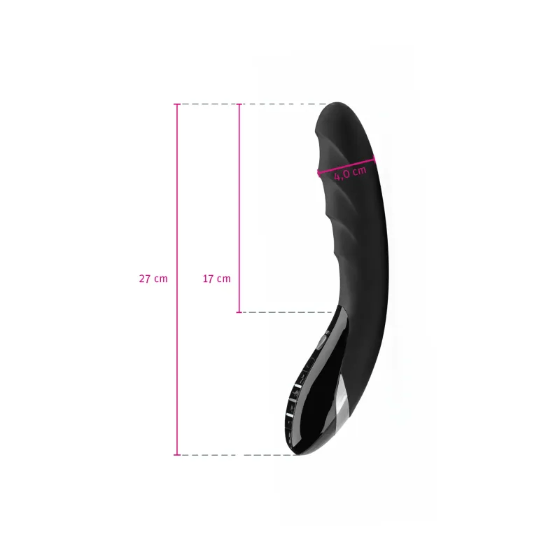 Mystim Sizzling Simon eStim Vibrator, Black Edition Other Mystim