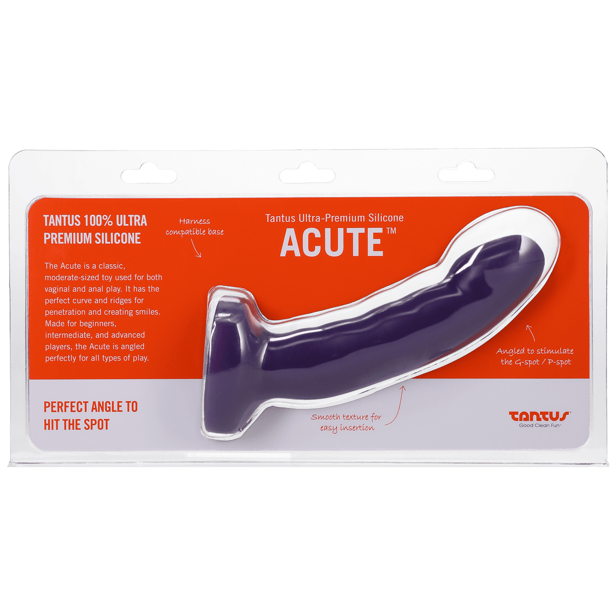 Acute Amethyst - Medium Dildo - Tantus Anals Toys Tantus   