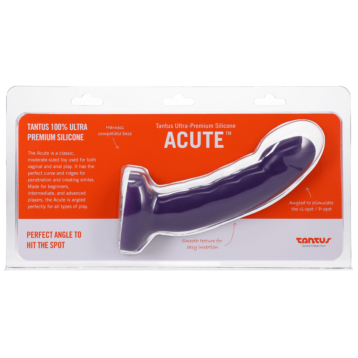 Acute Lavender Medium Dildo - Tantus Anals Toys Tantus   