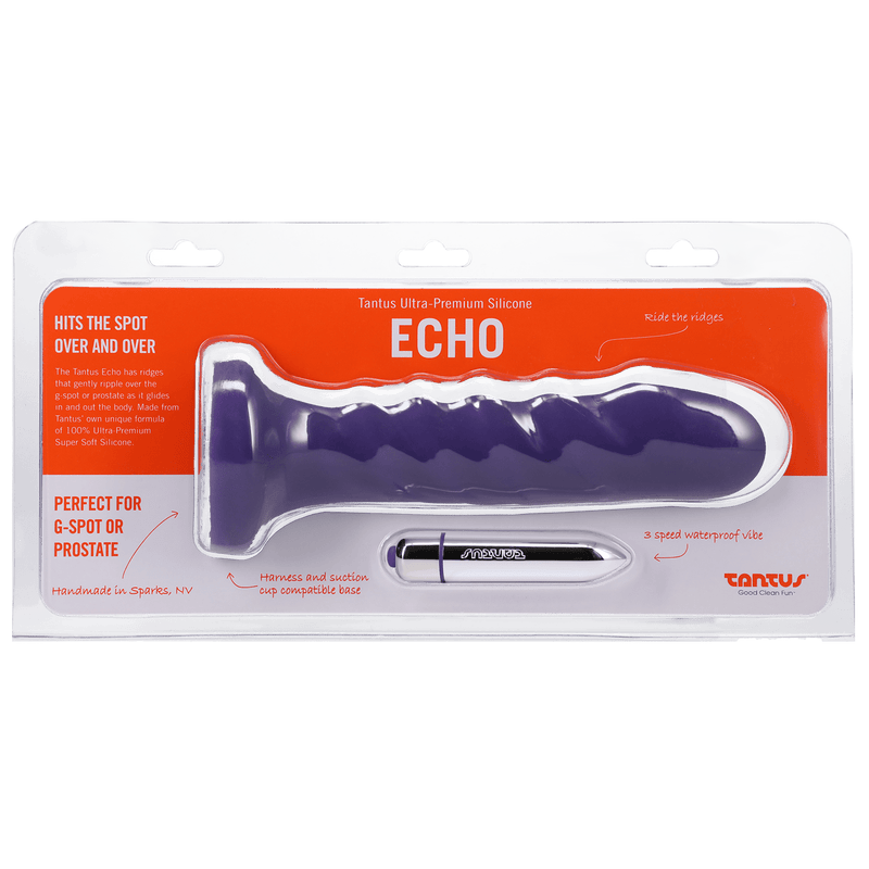 Echo Silicone Vibrator Dildo - Tantus Dongs & Dildos Tantus   