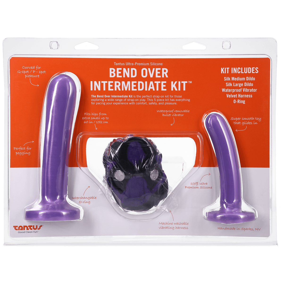 Bend Over Intermediate Harness Kit Lavender Medium Anals Toys Tantus   