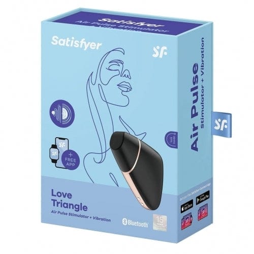 Remote Control Vibrator - Love Triangle - Connect App & Blue Tooth Vibrators Satisfyer   