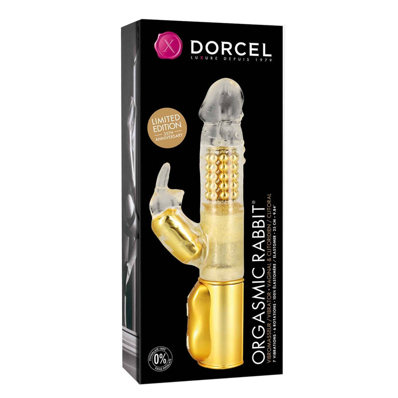 Dorcel Orgasmic Rabbit Vibrator Gold Vibrators Dorcel   