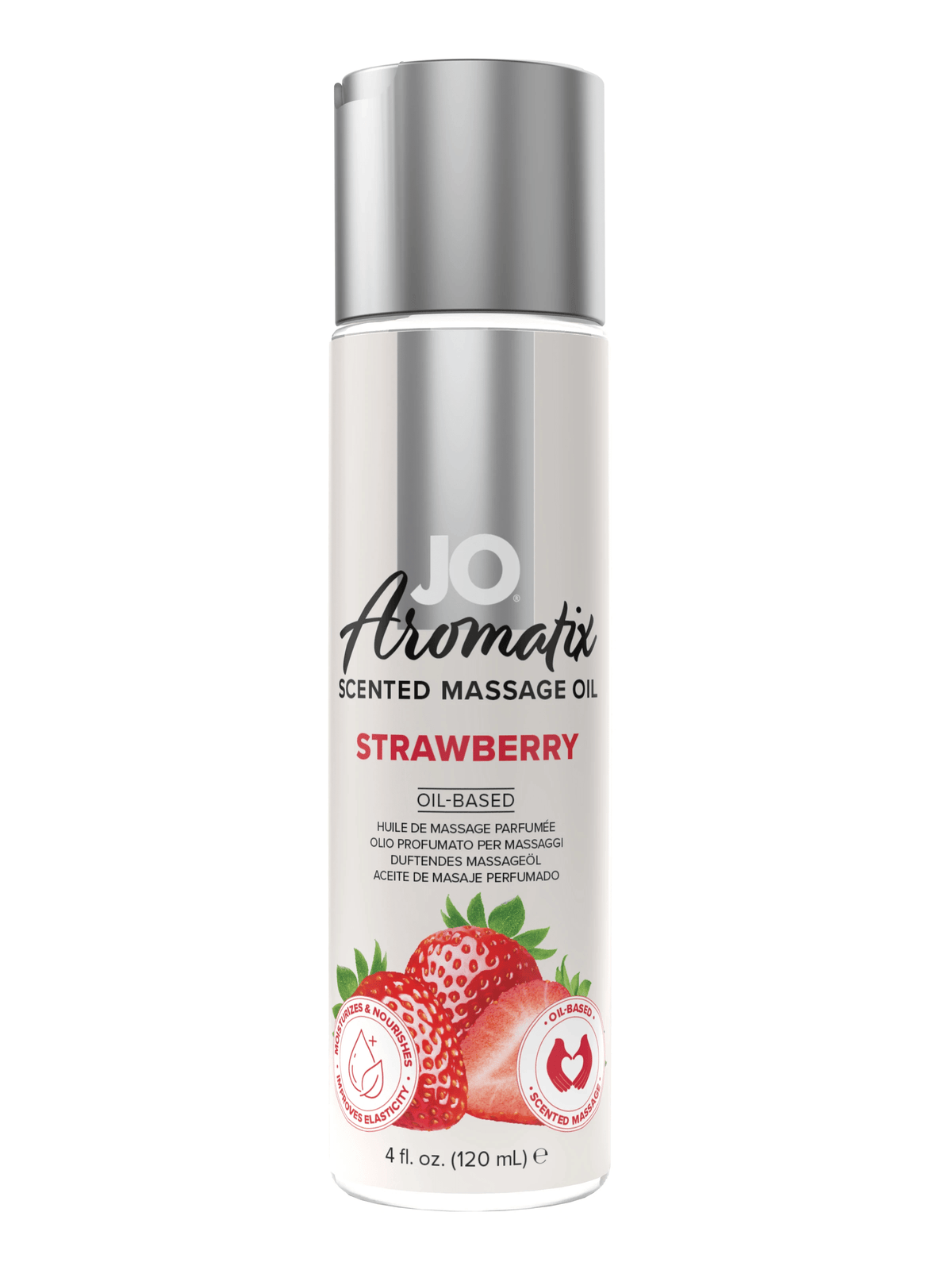 JO Aromatix - Strawberry Massage Oil 4 fl oz/120ml Other JO Lubricants   