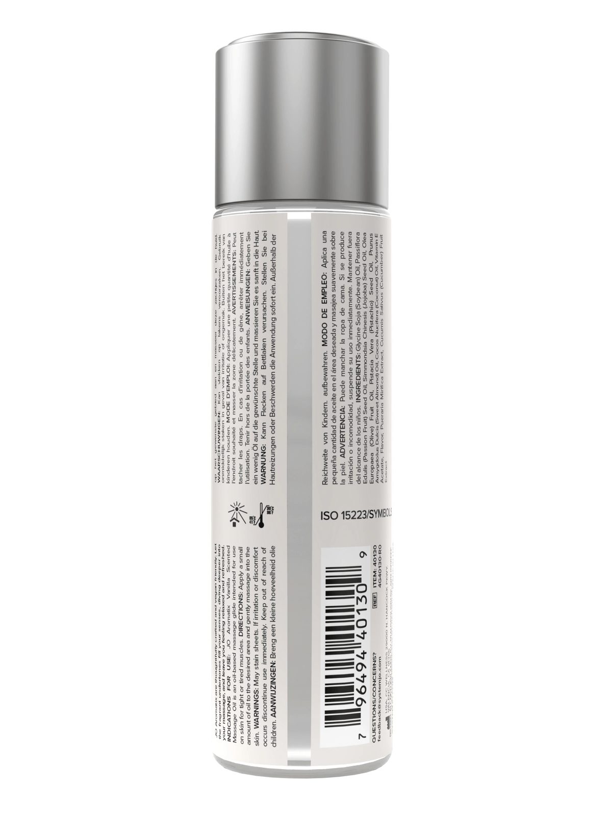 JO Aromatix - Vanilla Massage Oil 4 fl oz/120ml Other JO Lubricants   