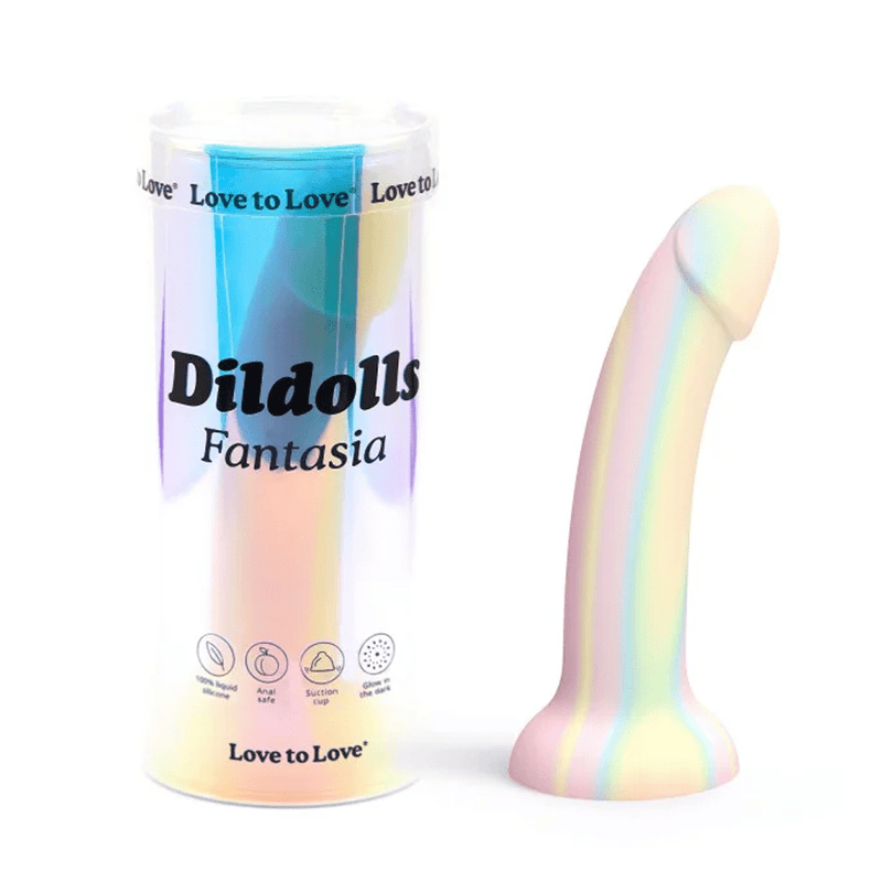 Fantasia Glow In The Dark Silicone Dildo | Love to Love Dongs & Dildos LOVE TO LOVE   